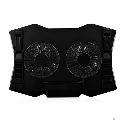 MODECOM CF18 RGB SILENT FAN CZARNA PODSTAWKA CHŁODZĄCA POD LAPTOPA