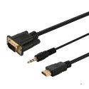 SAVIO KABLE/ADAPTER HDMI-VGA CL-198