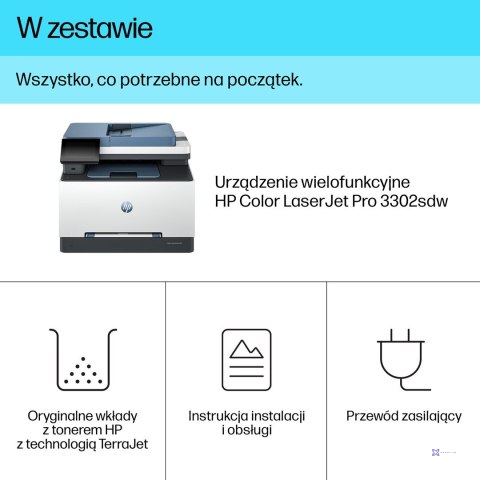 Urzadzenie wielofunkc.HP Color LaserJet Pro 3302sdw