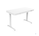 Activejet Biurko z elektryczną regulacją wysokości ET119W-C w kolorze białym. Wymiar blatu 140 x 70 cm. (OUTLET)