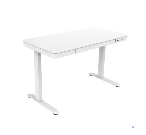 Activejet Biurko z elektryczną regulacją wysokości ET119W-C w kolorze białym. Wymiar blatu 140 x 70 cm. (OUTLET)
