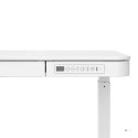 Activejet Biurko z elektryczną regulacją wysokości ET119W-C w kolorze białym. Wymiar blatu 140 x 70 cm. (OUTLET)