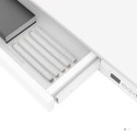 Activejet Biurko z elektryczną regulacją wysokości ET119W-C w kolorze białym. Wymiar blatu 140 x 70 cm. (OUTLET)