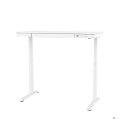 Activejet Biurko z elektryczną regulacją wysokości ET119W-C w kolorze białym. Wymiar blatu 140 x 70 cm. (OUTLET)