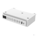 Activejet Biurko z elektryczną regulacją wysokości ET119W-C w kolorze białym. Wymiar blatu 140 x 70 cm. (OUTLET)
