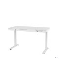 Activejet Biurko z elektryczną regulacją wysokości ET119W-C w kolorze białym. Wymiar blatu 140 x 70 cm. (OUTLET)