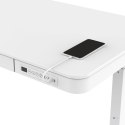 Activejet Biurko z elektryczną regulacją wysokości ET119W-C w kolorze białym. Wymiar blatu 140 x 70 cm. (OUTLET)
