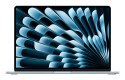 Apple MacBook Air 15,3"Retina 500nit M4 chip with 10-core CPU + 10-core GPU 16GB SSD512 2xTB4 BLKB 1Y Sky Blue (WYPRZEDAŻ)