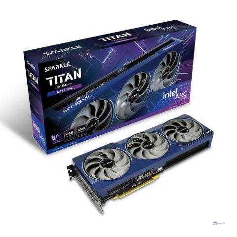 Karta graf. SPARKLE Intel Arc B580 TITAN OC 12GB (WYPRZEDAŻ)