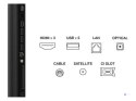 Telewizor TCL 55C61KS QD-Mini LED 55'' 4K Ultra HD Google TV Dolby Atmos DVB-T2 Czarny (OUTLET)