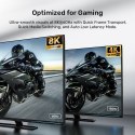UNITEK KABEL HDMI 2.1 8K LUX OPLOT 2M