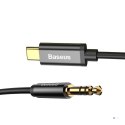 Kabel Baseus CAM01-01 (USB typu C M - Jack 3,5 mm M; 1,2m; kolor czarny)