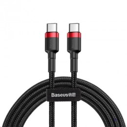 Kabel Baseus CATKLF-H91 (USB typu C M - USB 2.0 M; 2m; kolor czarno-czerwony)
