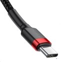 Kabel Baseus CATKLF-H91 (USB typu C M - USB 2.0 M; 2m; kolor czarno-czerwony)