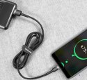 Kabel Baseus Cafule CATKLF-AG1 (USB 2.0 - USB typu C ; 0,50m; kolor ciemnoszary)