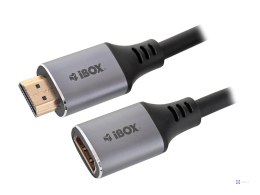 Kabel przedłużka HDMI do HDMI 4k złota wtyczka 2m