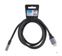 Kabel przedłużka HDMI do HDMI 4k złota wtyczka 2m