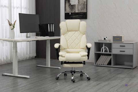 Activejet Fotel biurowy YK7416 beżowy (OUTLET)