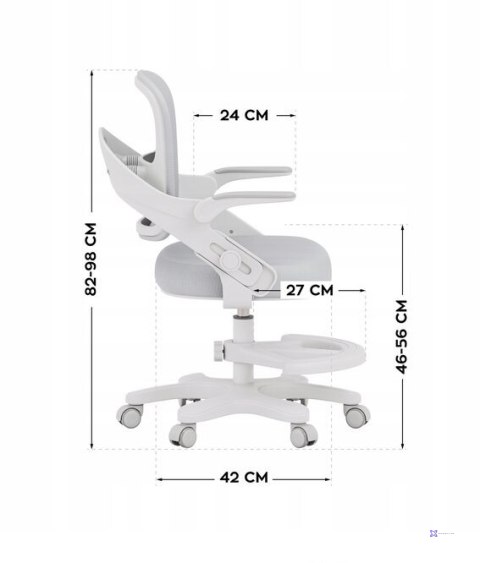 Fotel obrotowy Junior 4.3 Grey