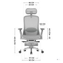 Fotel obrotowy Leadpro 8.7 Grey