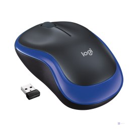 Mysz bezprzewodowa Logitech M185 910-002236 (optyczna; 1000 DPI; kolor niebieski) (OUTLET)