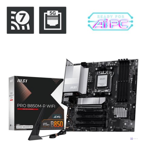 Płyta główna MSI PRO B850M-P WIFI (OUTLET)