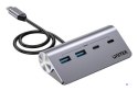UNITEK HUB ALUMINIOWY USB-A/C 2X USBA 2X USBC 5GBP