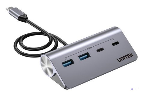 UNITEK HUB ALUMINIOWY USB-A/C 2X USBA 2X USBC 5GBP