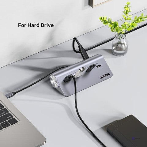 UNITEK HUB ALUMINIOWY USB-A/C 2X USBA 2X USBC 5GBP