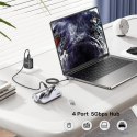 UNITEK HUB ALUMINIOWY USB-A/C 2X USBA 2X USBC 5GBP