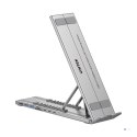 UNITEK PODSTAWKA POD LAPTOP REGULOWANA + HUB USB-C/A, HDMI 2.0, PD 100W