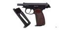 Wiatrówka pistolet RANGER PM BB KWC kal. 4,5 BBs Blow Back 15 strz. FULL METAL CO2 (AAKCMB440AZB)