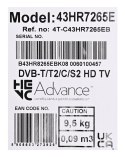 Telewizor SHARP 43HR7265E QLED 43" 4K Ultra HD Google TV Dolby Digital Plus DVB-T2 Czarny