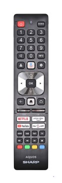 Telewizor SHARP 50HR7265E QLED 50" 4K Ultra HD Google TV Dolby Digital Plus DVB-T2 Czarny
