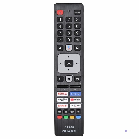 Telewizor SHARP 55JP7265E QLED 55" 4K Ultra HD Google TV Dolby Digital Plus Czarny