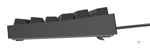 KLAWIATURA DLA GRACZY GENESIS THOR 404 TKL US PODŚWIETLENIE RGB MECHANICZNA CZARNA KAILH BOX BROWN