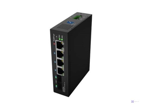 LANBERG SWITCH LIGHT INDUSTRIAL POE 1XBT 3XAT 2XSFP DIN NIEZARZĄDZALNY GIGABIT ETHERNET