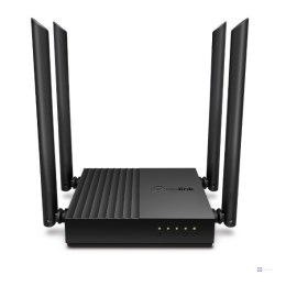 Router TP-LINK Archer C64 Obsługa standardu Wi-Fi 802.11ac Wave2 - 867 Mb/s w paśmie 5 GHz i 400 Mb/s w paśmie 2,4 GHz†.