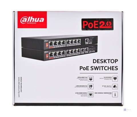 SWITCH DAHUA PFS3110-8ET1GT1GF-96