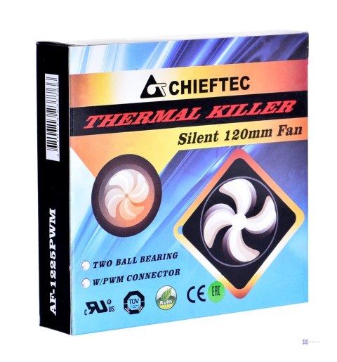 Wentylator do obudowy Chieftec AF-1225PWM (120 mm; 1650 obr/min)
