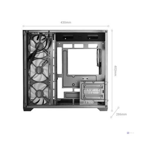 TACENS MARS MC-V5 4xARGB USB-C ATX-obudowa/cases