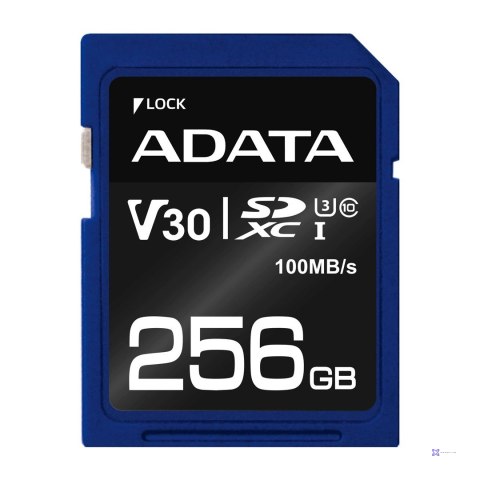 ADATA Premier Pro SDXC 256 GB Class 10 UHS-I/U3 V30