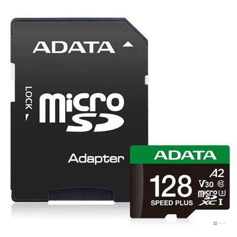 ADATA Speed Plus MicroSDXC 128 GB Class 3 UHS-I/U3 A2 V30