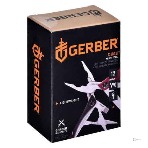 Multitool Gerber Dime, czerwony