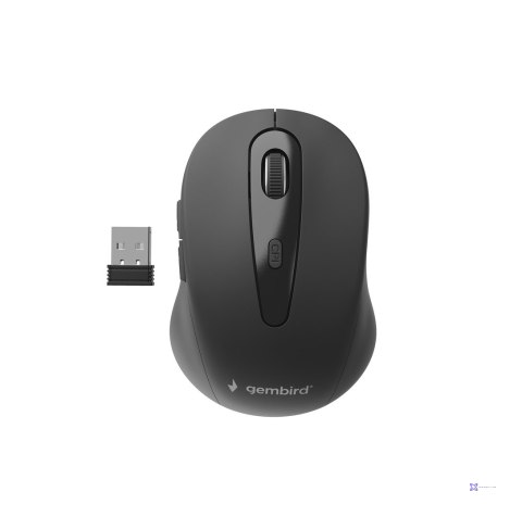 Mysz GEMBIRD MUSW-6B-01 (optyczna; 1600 DPI; kolor czarny)