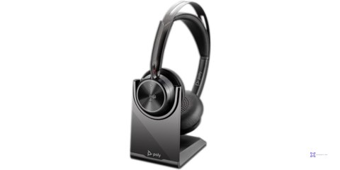 Słuchawki Poly Voyager Focus 2-M USB-C-C Headset USB-C/A Adapter Charging Stand No localization Retail Packaging