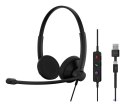 Słuchawki nauszne przewodowe EPOS IMPACT 100 MS Stereo USB-C + USB-A