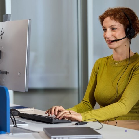 Słuchawki przewodowe HP Poly Mission 415 Monaural USB Wired Headset