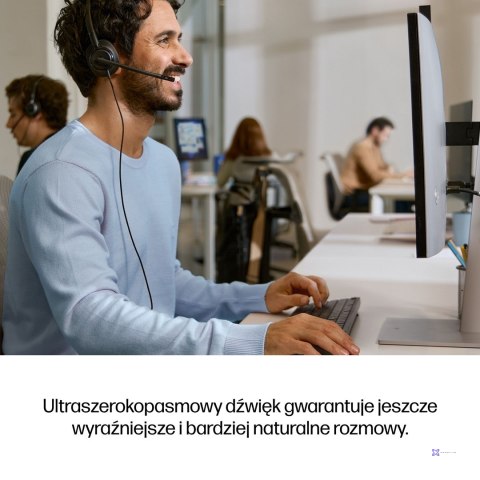Słuchawki przewodowe HP Poly Mission 425 Stereo USB Wired Headset Classic