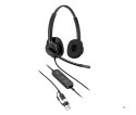 Słuchawki przewodowe HP Poly Mission 425 Stereo USB Wired Headset Classic